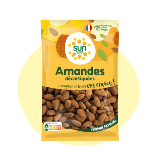 Amandes décortiquées